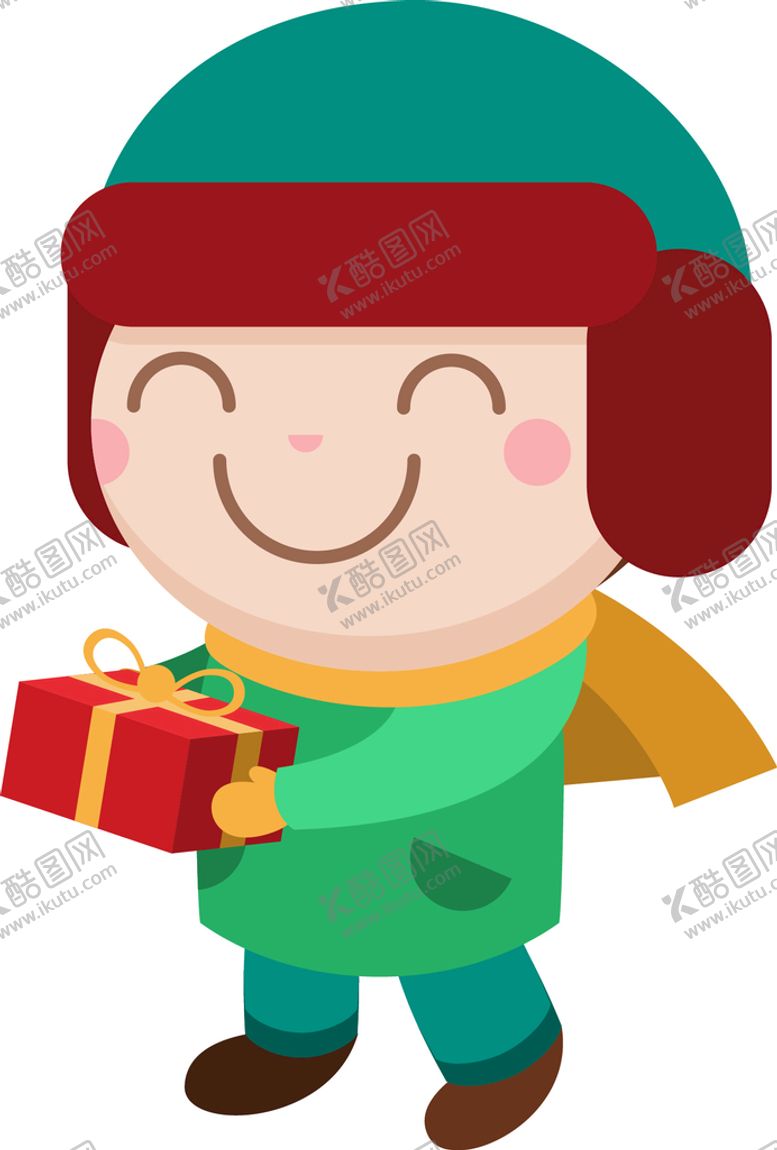 编号：84753610010801281587【酷图网】源文件下载-装冬装的儿童