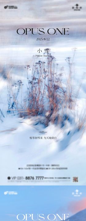 小雪大雪冬至节气海报刷屏