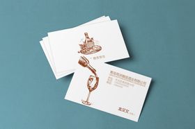 名片样机模版