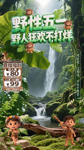 野人招募直播贴片