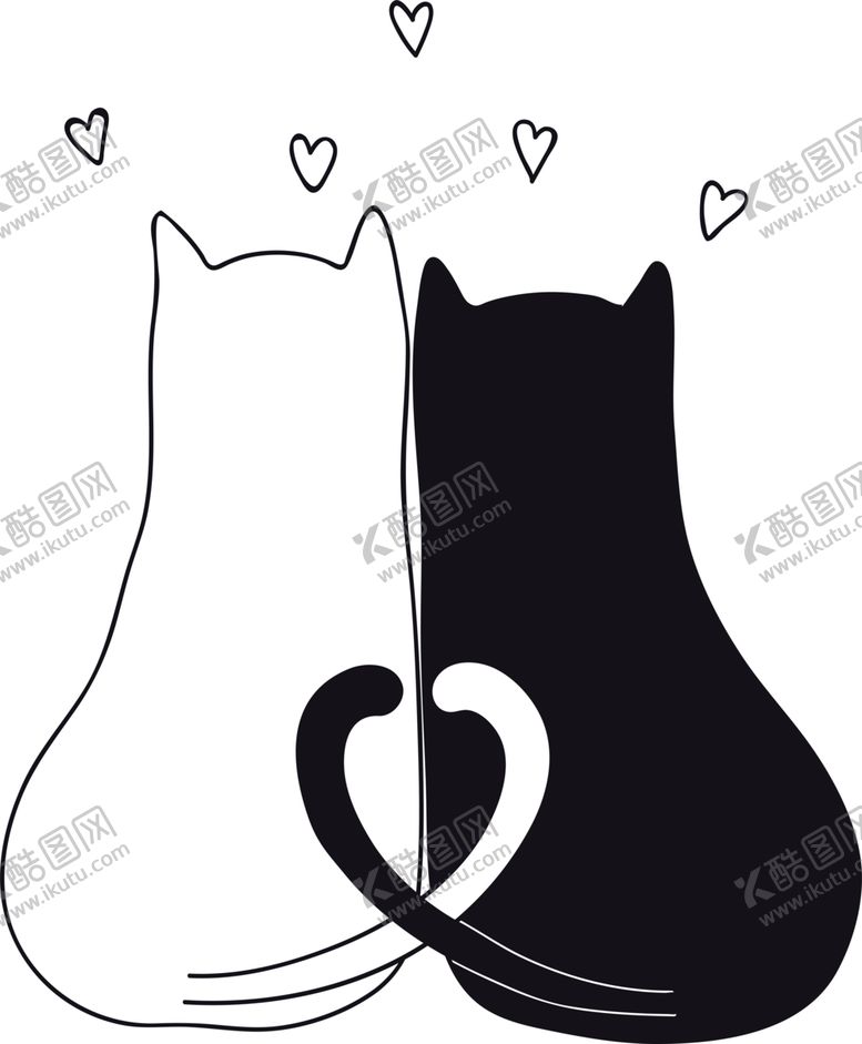 编号：19610907060526464024【酷图网】源文件下载-手绘卡通猫