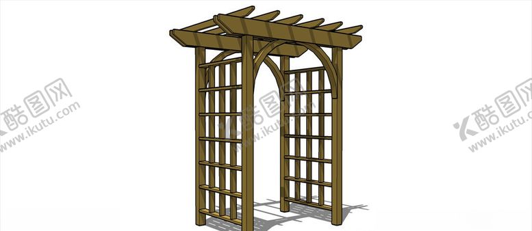 编号：62019107140231292722【酷图网】源文件下载-花架花门秋千架秋千园林