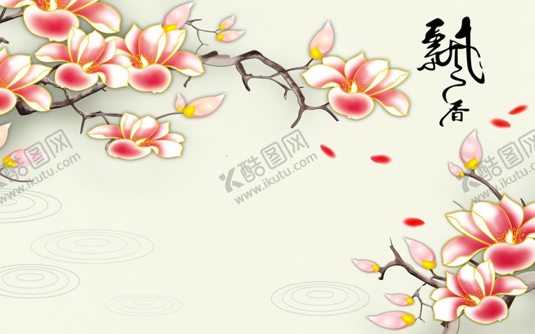 编号：92114806290610303100【酷图网】源文件下载-装饰画背景墙