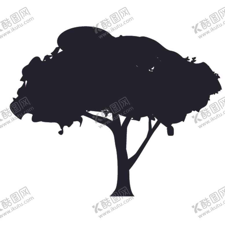 编号：77188609100201259164【酷图网】源文件下载-植物树木剪影
