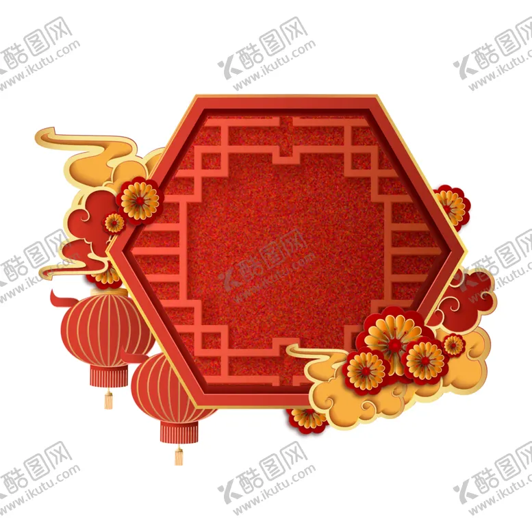 编号：35953901251543348636【酷图网】源文件下载-国潮边框图片