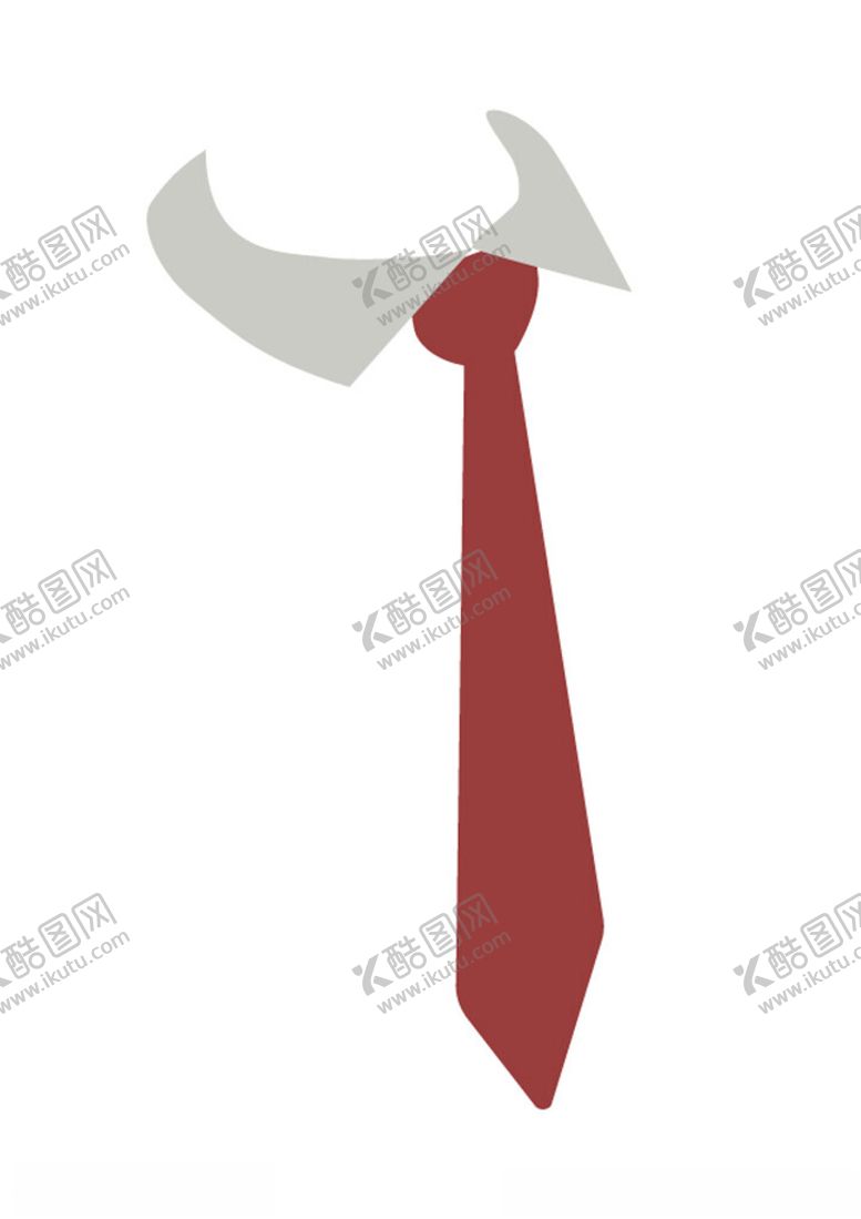 编号：27195302180108328000【酷图网】源文件下载-领带正式服装或西服元素矢量图