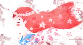 春天素材生机季插画朝气