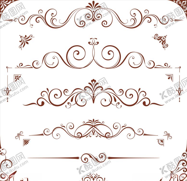 编号：66359410230001085475【酷图网】源文件下载-欧式花纹花边