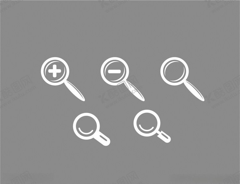 编号：13643209271205407231【酷图网】源文件下载-矢量放大镜图案图标