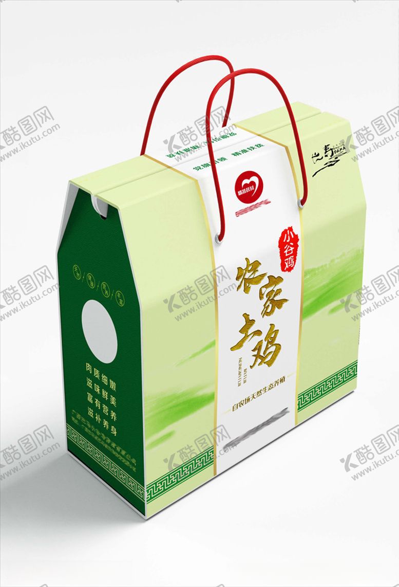 编号：26106609280507067710【酷图网】源文件下载-农家土鸡包装盒