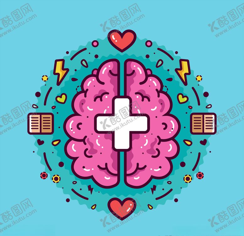 编号：95240010082349497820【酷图网】源文件下载-抽象大脑