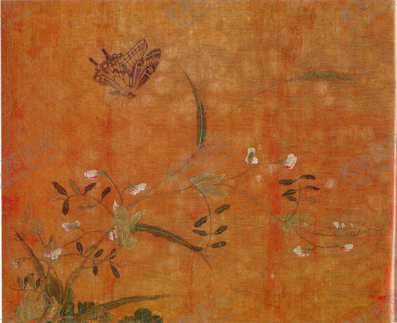 编号：83893409130439597717【酷图网】源文件下载-黄居寀花卉写生绘画