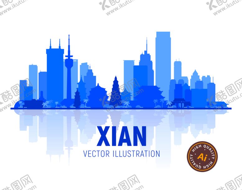 编号：23671809172235585981【酷图网】源文件下载-城市剪影
