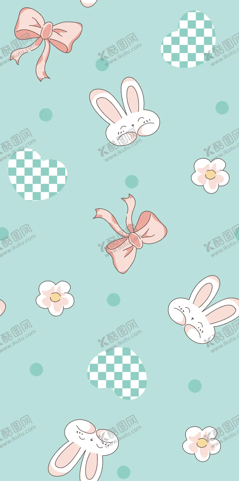 编号：68252602021647019142【酷图网】源文件下载-兔子蝴蝶结
