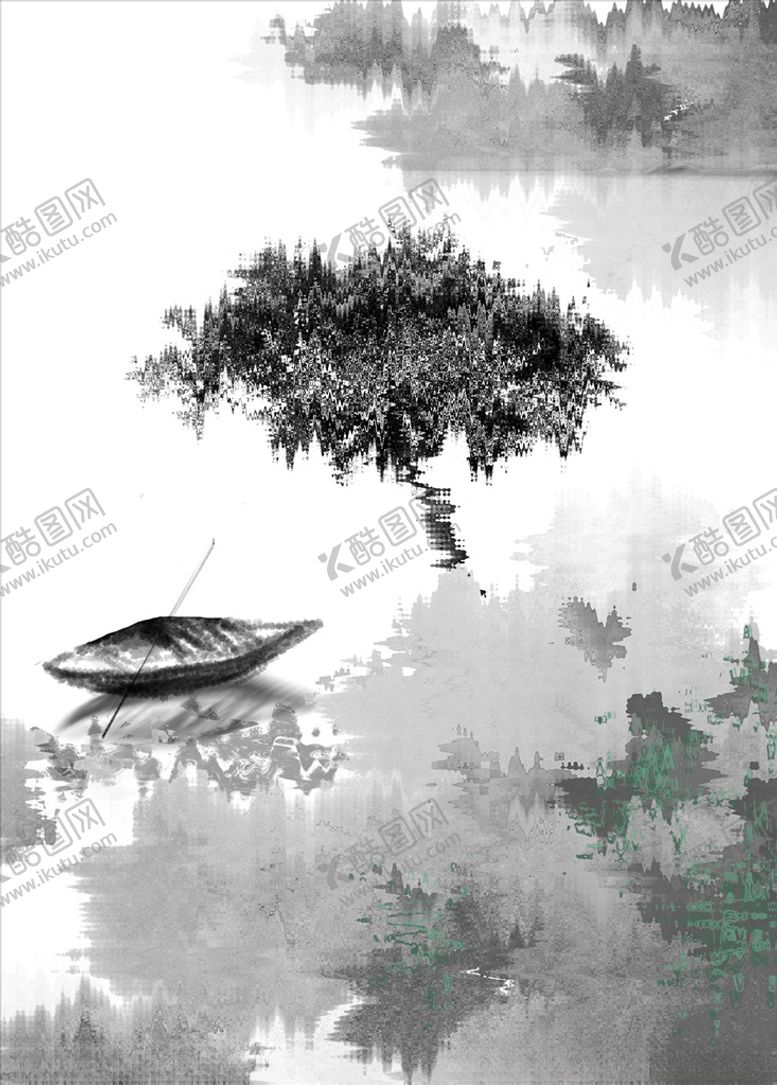 编号：86388704180306084818【酷图网】源文件下载-水墨装饰画