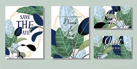 清新绿植插画设计作品