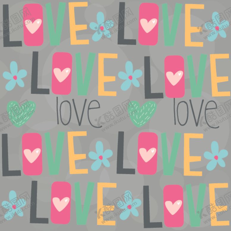 编号：88923609211211343632【酷图网】源文件下载-温馨浪漫卡通背景图案