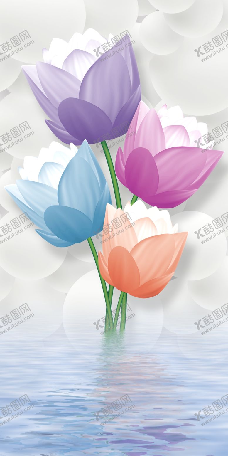 编号：22292810090009264319【酷图网】源文件下载-花卉玄关画