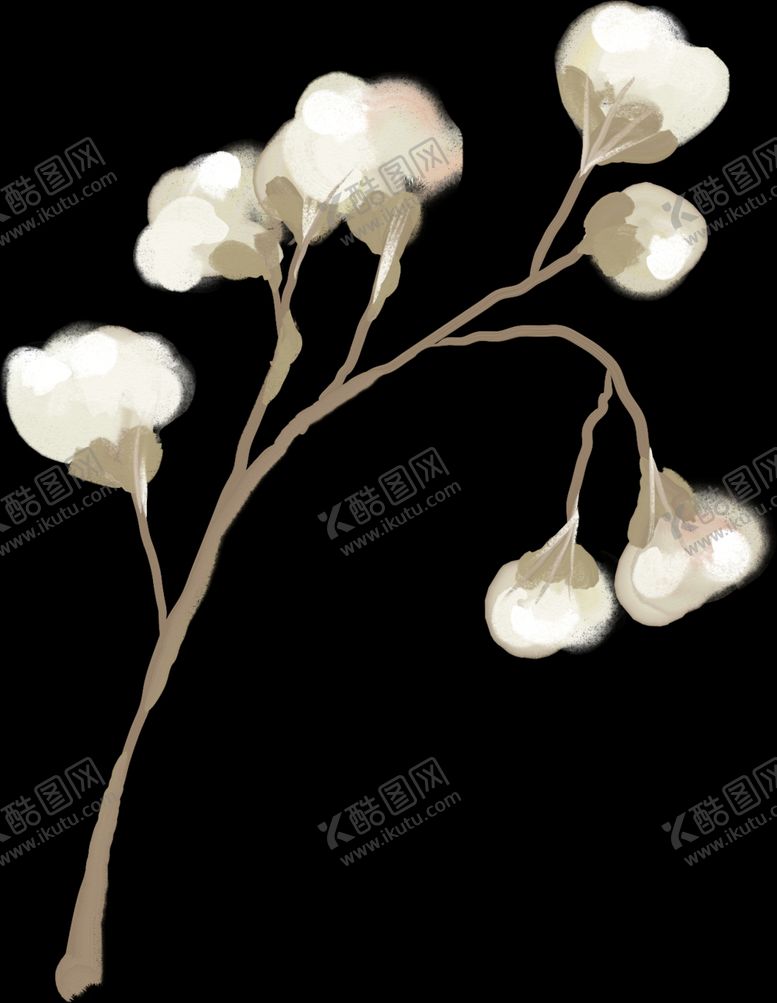 编号：56484610311441244018【酷图网】源文件下载-手绘鲜花