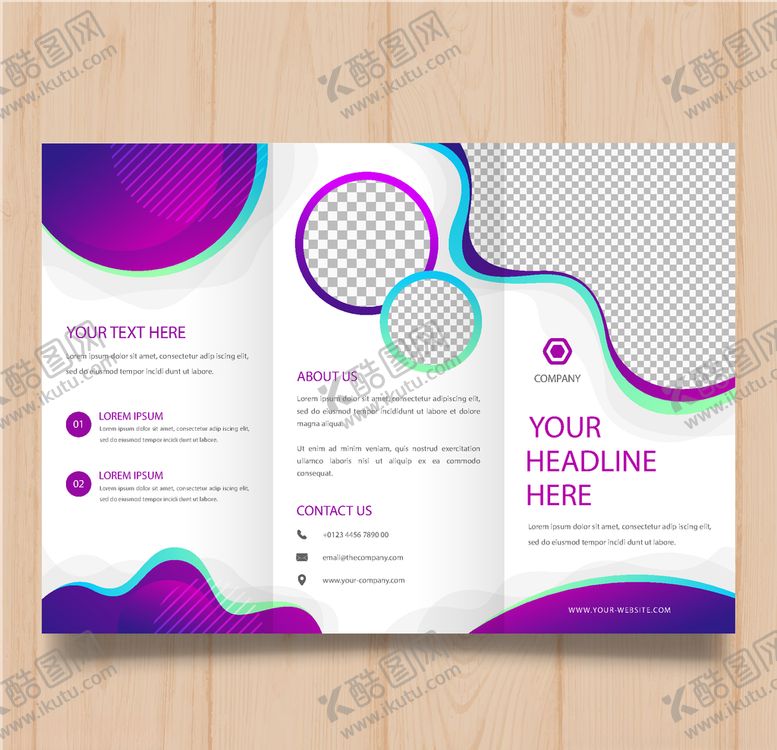 编号：77288209231345202549【酷图网】源文件下载-企业三折页