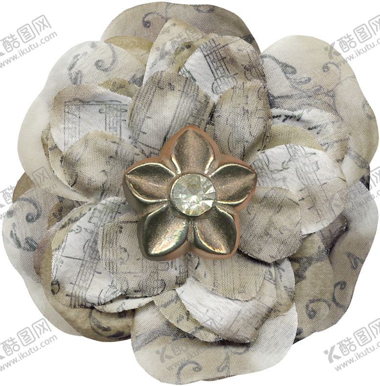 编号：94040909271324216373【酷图网】源文件下载-欧式金属雕刻花朵摆件