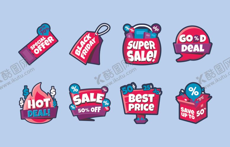 编号：50074709290301208956【酷图网】源文件下载-促销标签