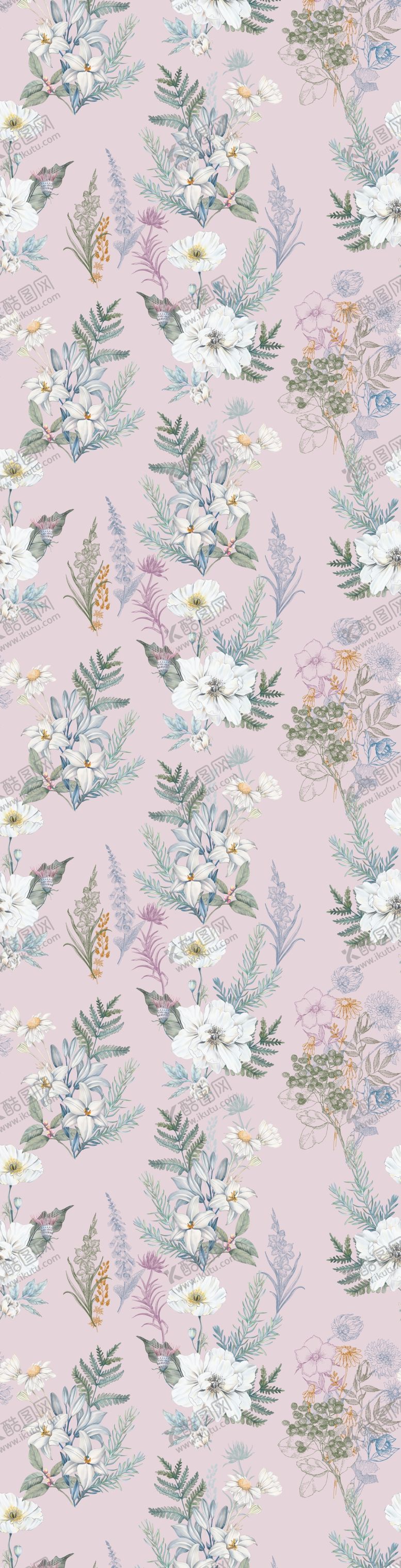 编号：87716609270236587147【酷图网】源文件下载-乱花大牌循环图矢量图位