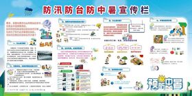 防汛防台防中暑宣传栏