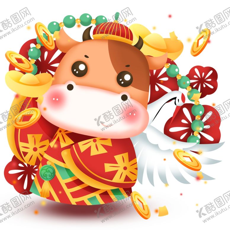 编号：29670805120726542951【酷图网】源文件下载-2021金牛送福牛年
