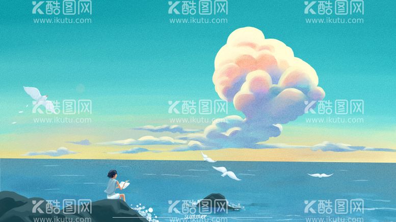 编号：09185409172204227658【酷图网】源文件下载-小清新简约创意海报