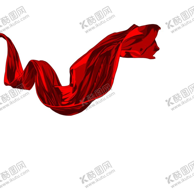 编号：16582310220729208505【酷图网】源文件下载-红色飘带