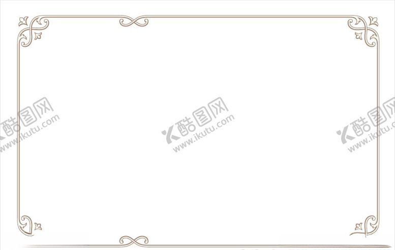 编号：83028305091908453210【酷图网】源文件下载-证书边框