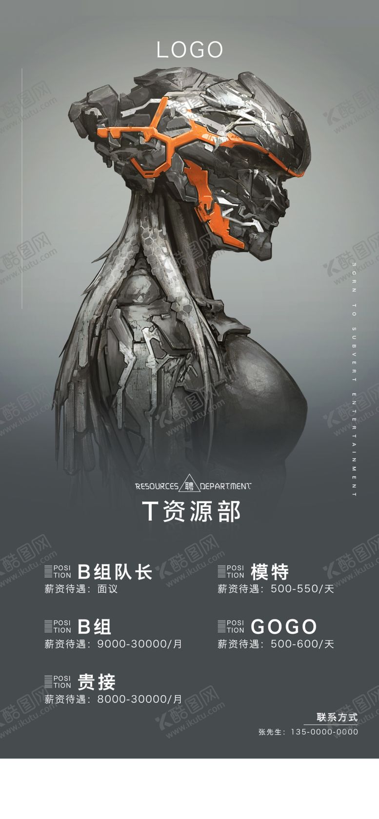 编号：40227307032015201627【酷图网】源文件下载-招聘海报