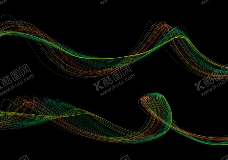 编号：70996207130406452619【酷图网】源文件下载-手绘抽象彩色烟雾线条