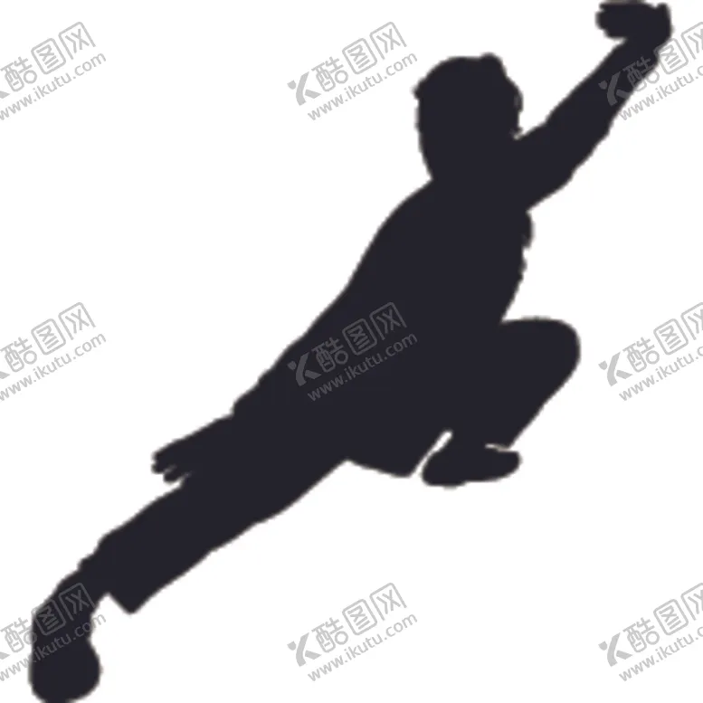 编号：20305803130741052133【酷图网】源文件下载-武术格斗剪影