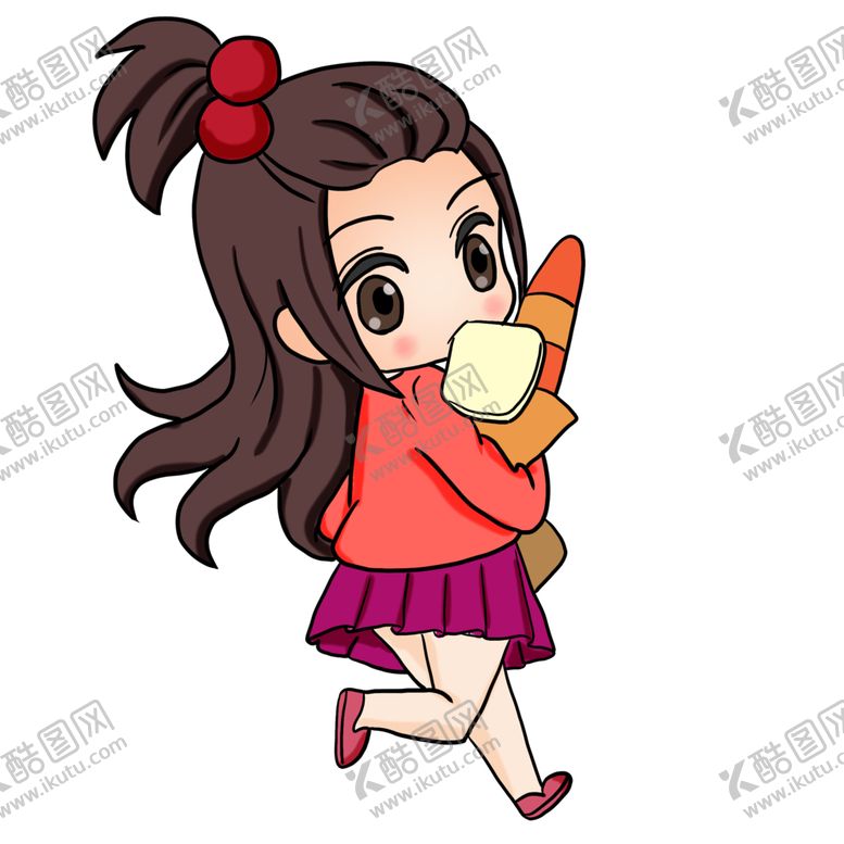 编号：15173105070628543225【酷图网】源文件下载-人物少女卡通背景海报素材