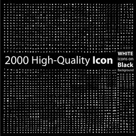 2000个高品质图标素材