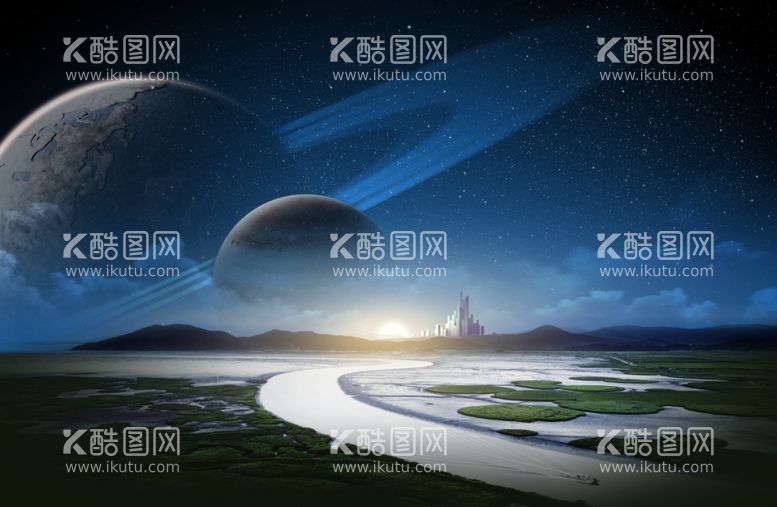 编号：57042211290748464211【酷图网】源文件下载-科幻宇宙背景