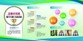 企业文化墙贴形象美陈照片