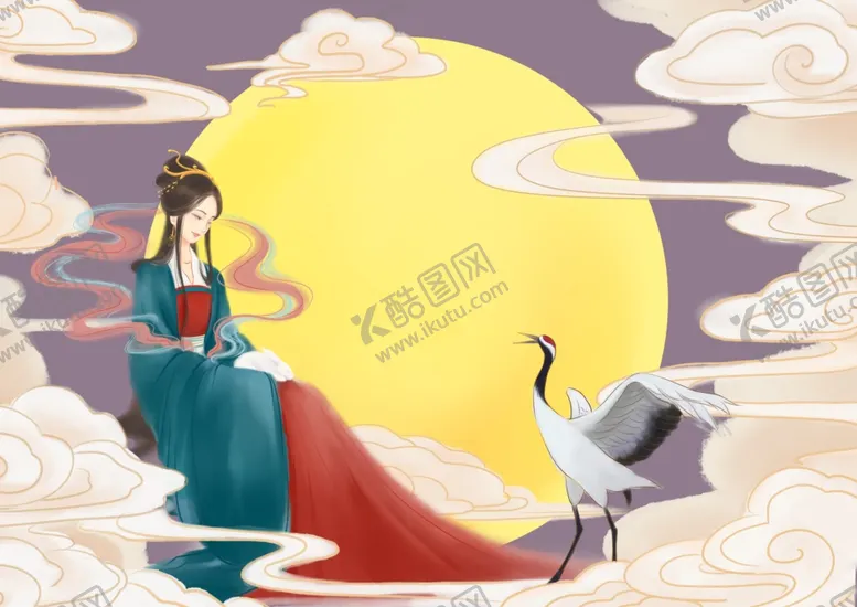 编号：57445107020212431944【酷图网】源文件下载-中秋插画