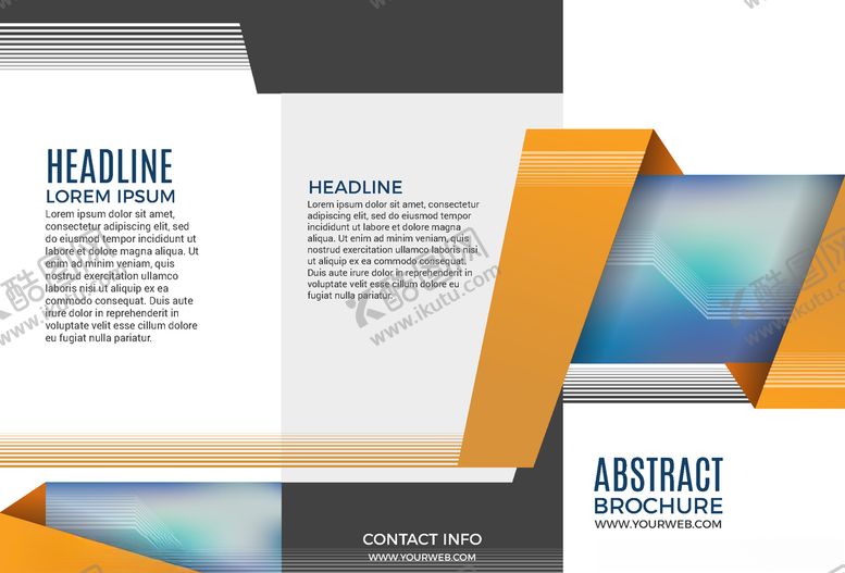 编号：61722010140136318697【酷图网】源文件下载-企业三折页