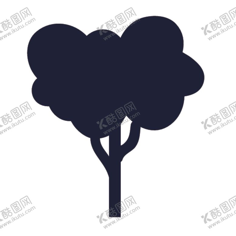编号：61633710051508538243【酷图网】源文件下载-植物树木剪影