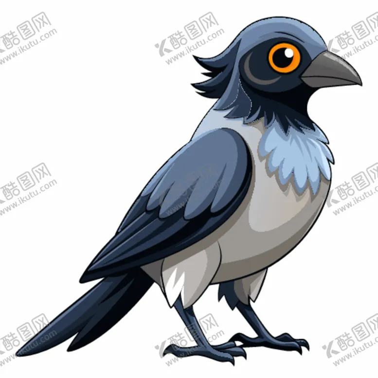 编号：99234401270218204595【酷图网】源文件下载-拟真风格灰喜鹊