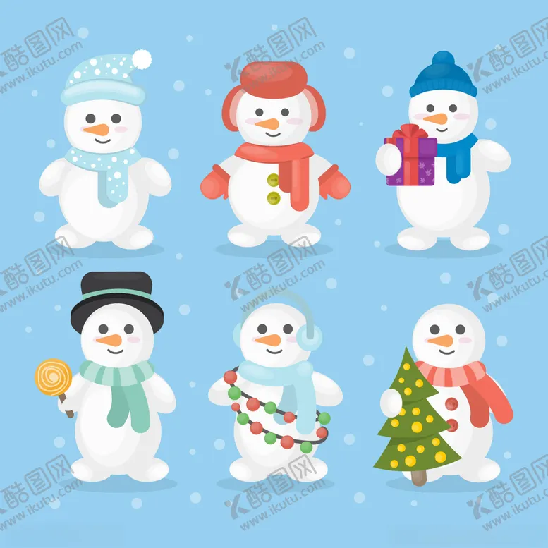 编号：65592712080509253043【酷图网】源文件下载-卡通雪人