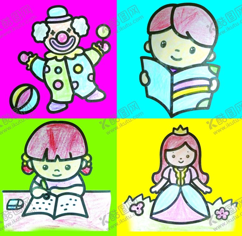 编号：67562509290033267783【酷图网】源文件下载-蜡笔画