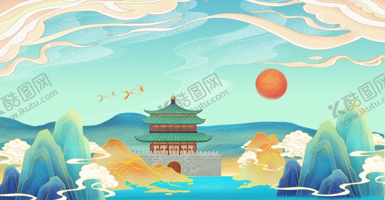编号：55761505131030024427【酷图网】源文件下载-国潮文化宣传海报