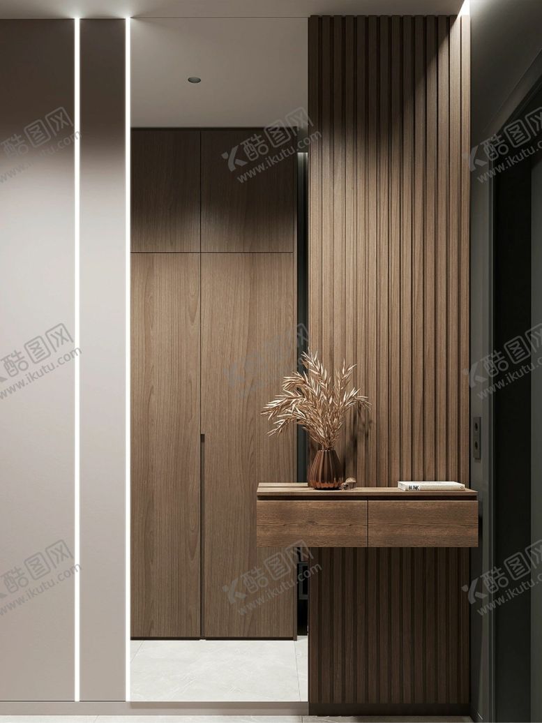 编号：71693712110842202983【酷图网】源文件下载-全屋定制柜子衣柜玄关柜鞋柜