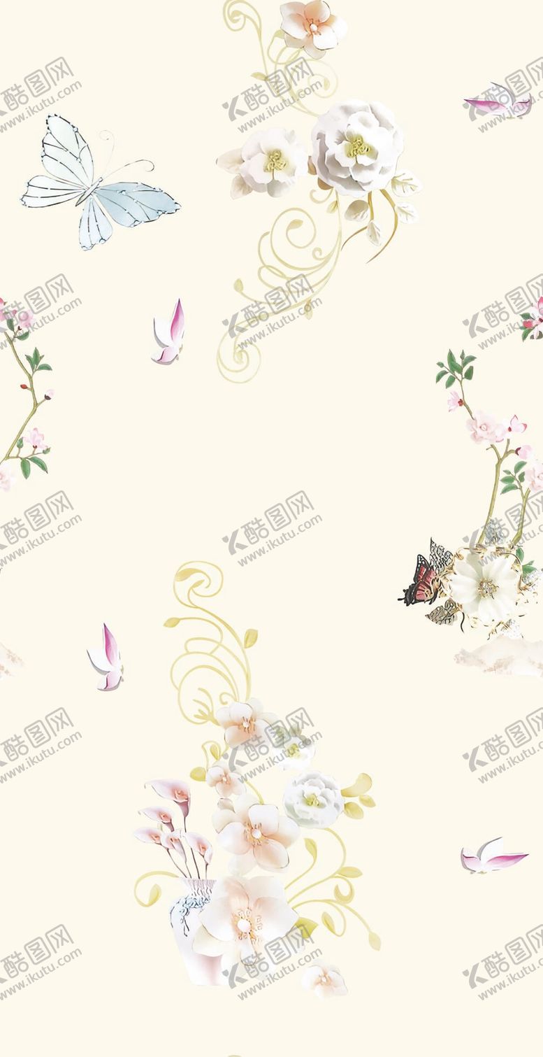 编号：13670909202203415734【酷图网】源文件下载-蝴蝶花