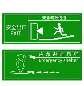 应急避难标识