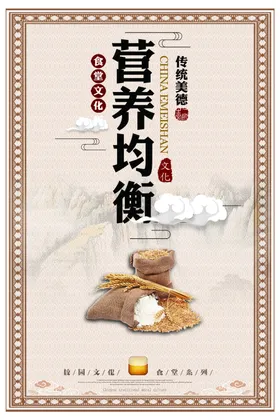 食堂标语光盘行动海报光盘行动设计海报